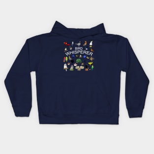 Bird Loving Bird Whisperer Kids Hoodie